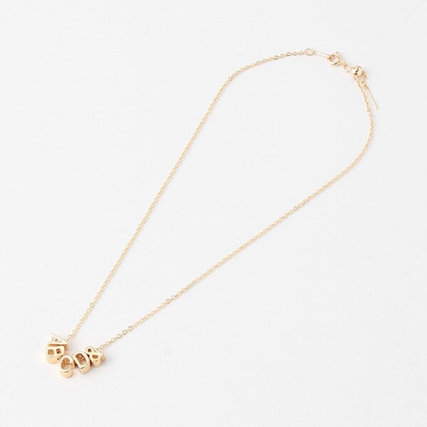 カスタムイニシャルネックレス