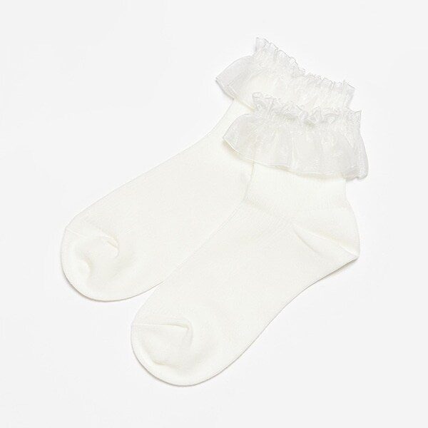 チュールフリルソックス