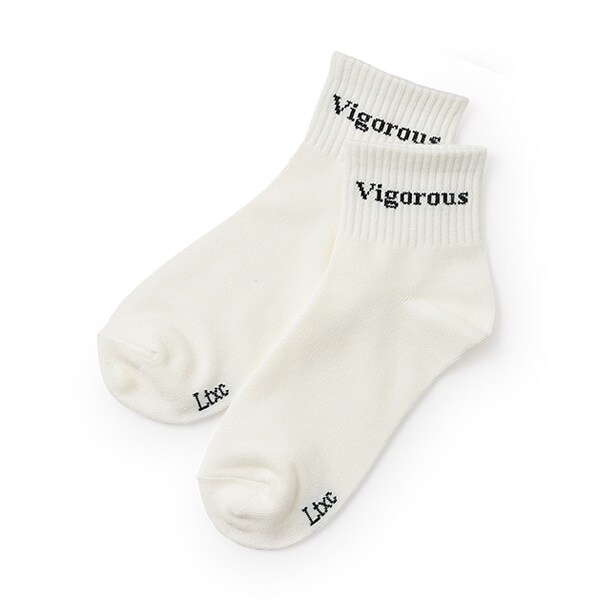 【抗菌防臭】ロゴクルブシ丈ソックス