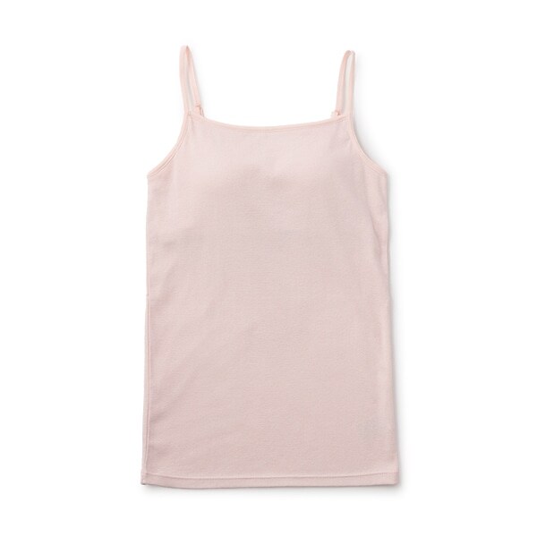 【ベーシック】【綿100％】パッドつきキャミソール