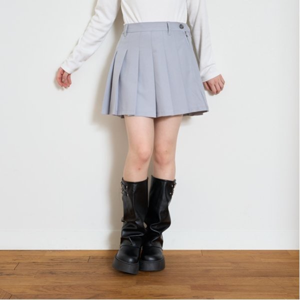 【イージーケア】【GOODPRICE】プリーツスカート