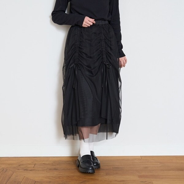 【LTXC】ギャザーチュールスカート