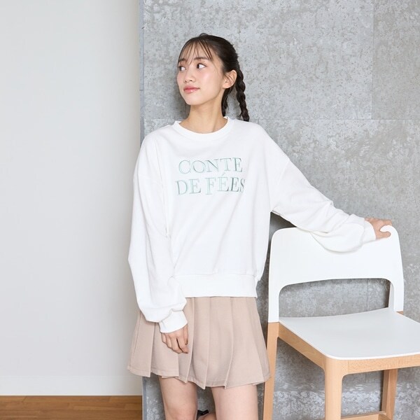 【GOODPRICE】ロゴ刺繍プルオーバー