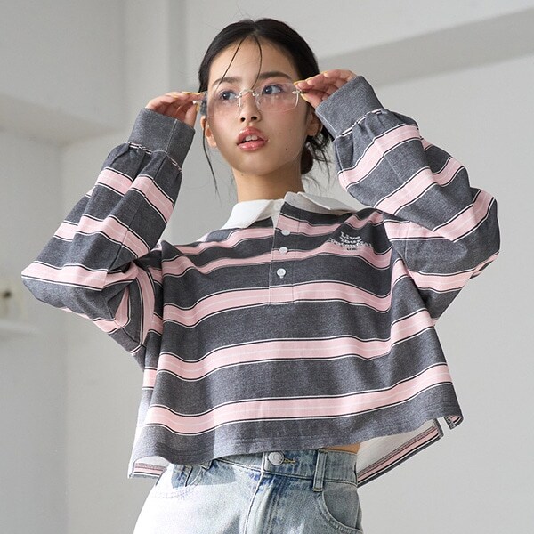 【LTXC】クロップドラガーシャツ