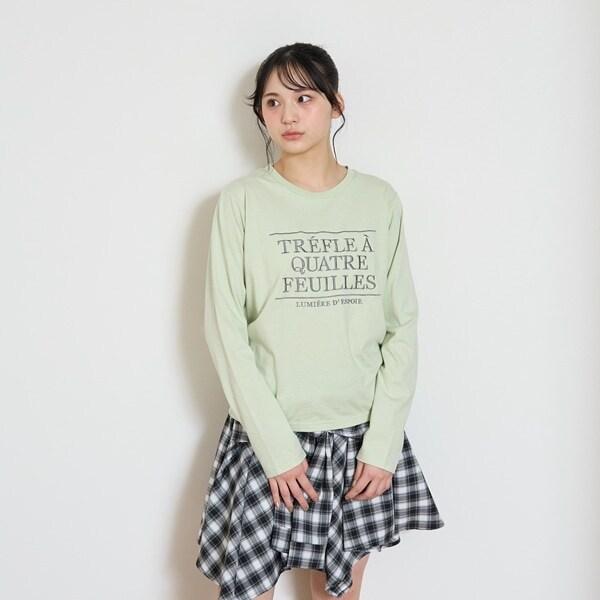 【GOODPRICE】【綿100％】ロゴ刺しゅう長袖Tシャツ