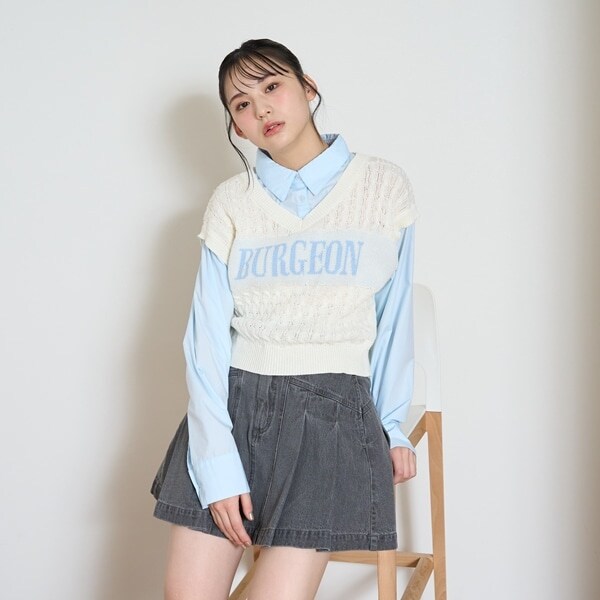 レイヤードニット