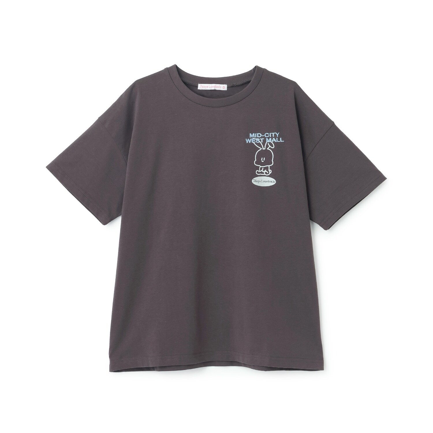 【7days】ウサギモチーフBig半袖Tシャツ