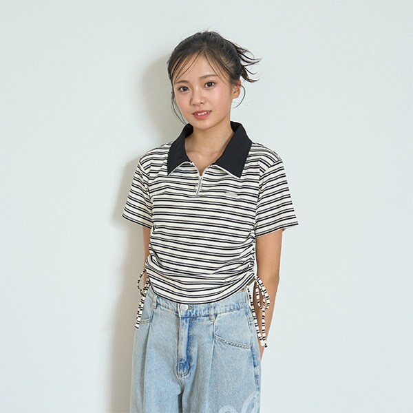 ハーフジップドロストT