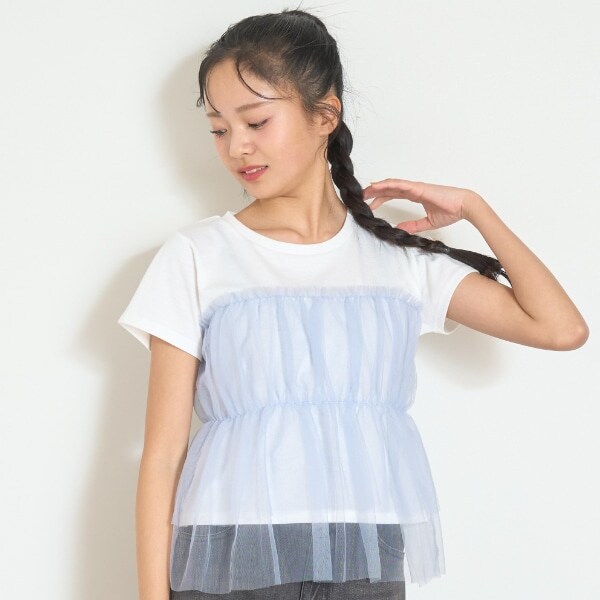 レイヤード半袖Tシャツ