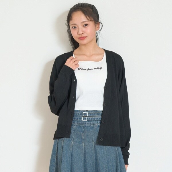 【ベーシック/UV加工】カーディガン