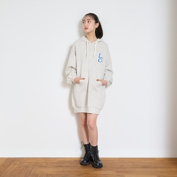 【GOODPRICE】サガラワンポパーカワンピース