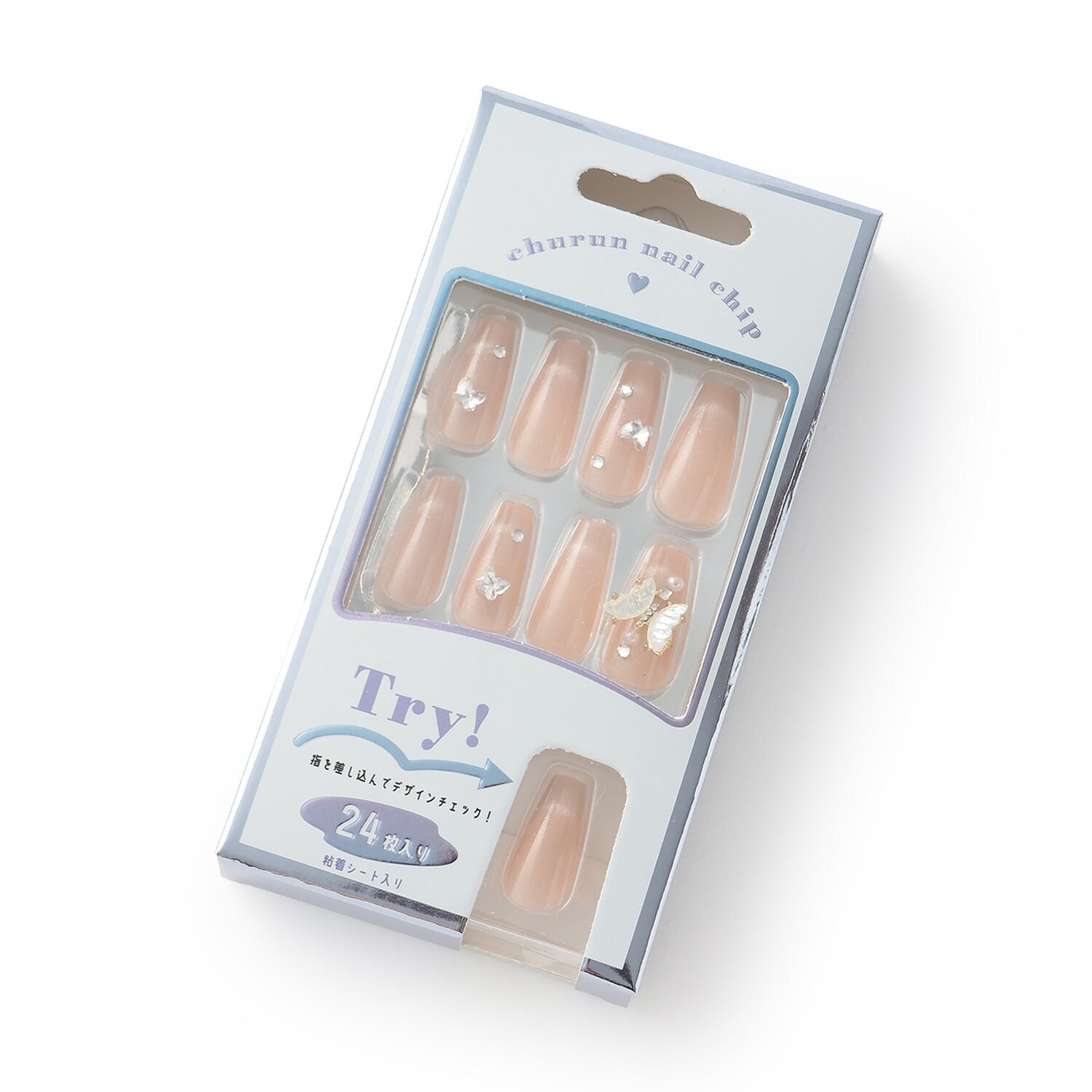 ネイルチップロング