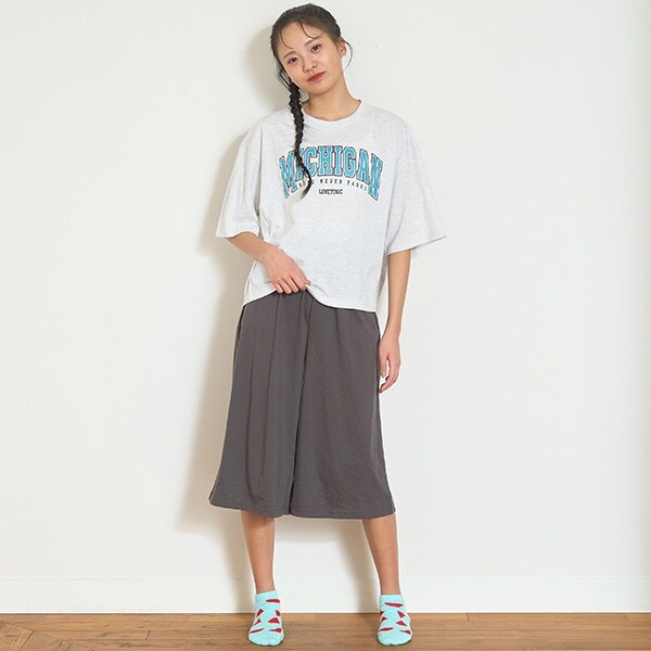 【ルームウェア/パジャマ】半袖Tシャツ＆7分丈パンツセット