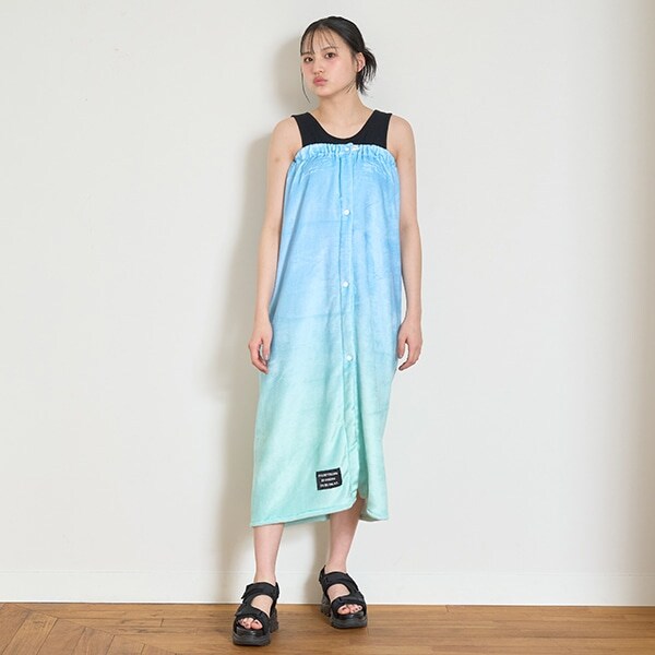 【SWIM】100㎝グラデふわもこタオル