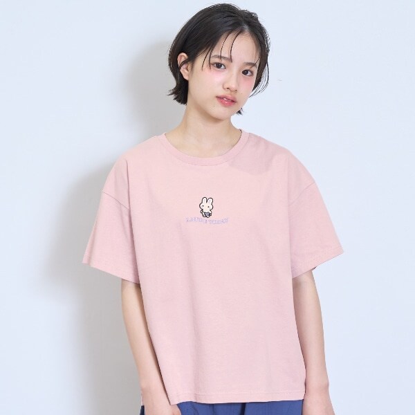 【GOODPRICE】【綿100％】フロントキャラ刺しゅうTシャツ