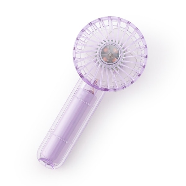 LEDライトつきクリアハンディファン