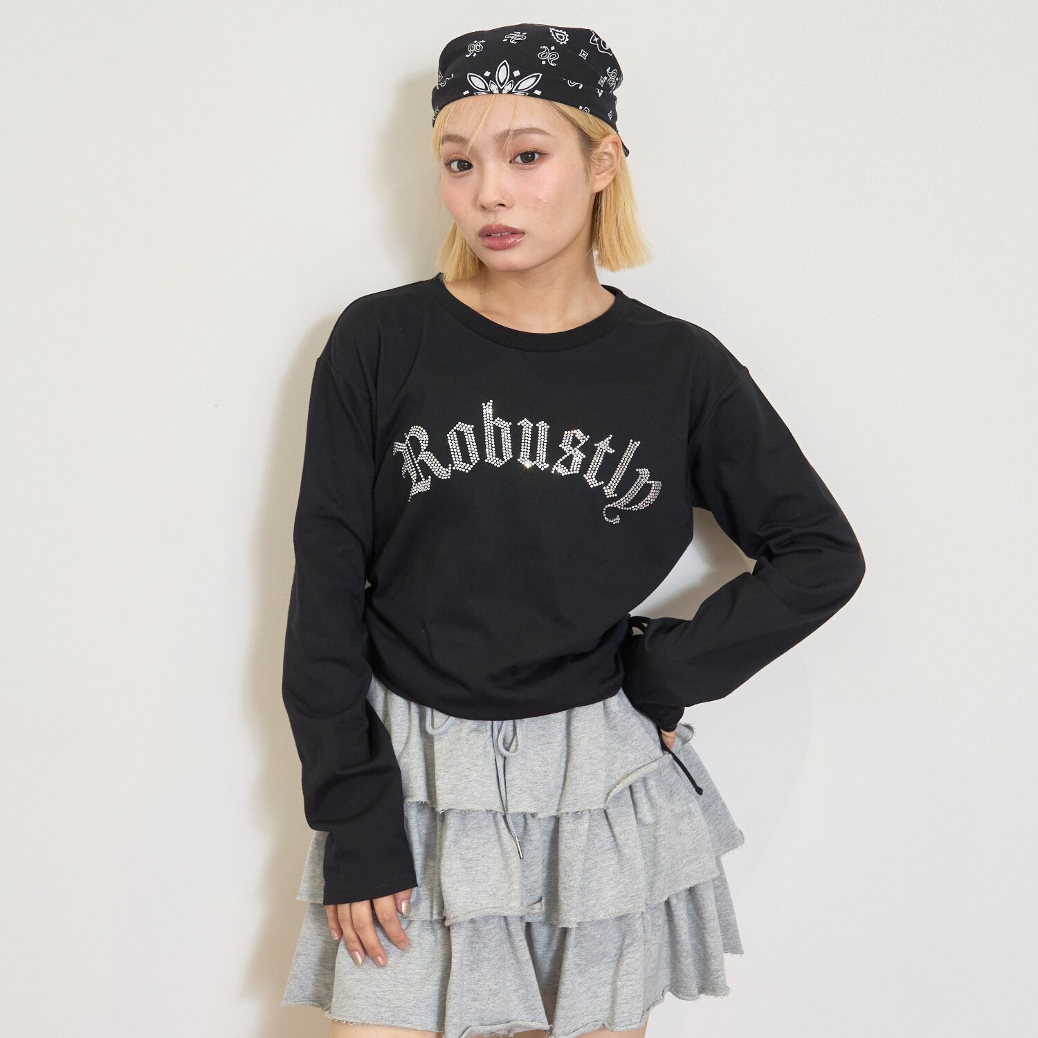 【セット可】ティアードカットフリルミニスカート