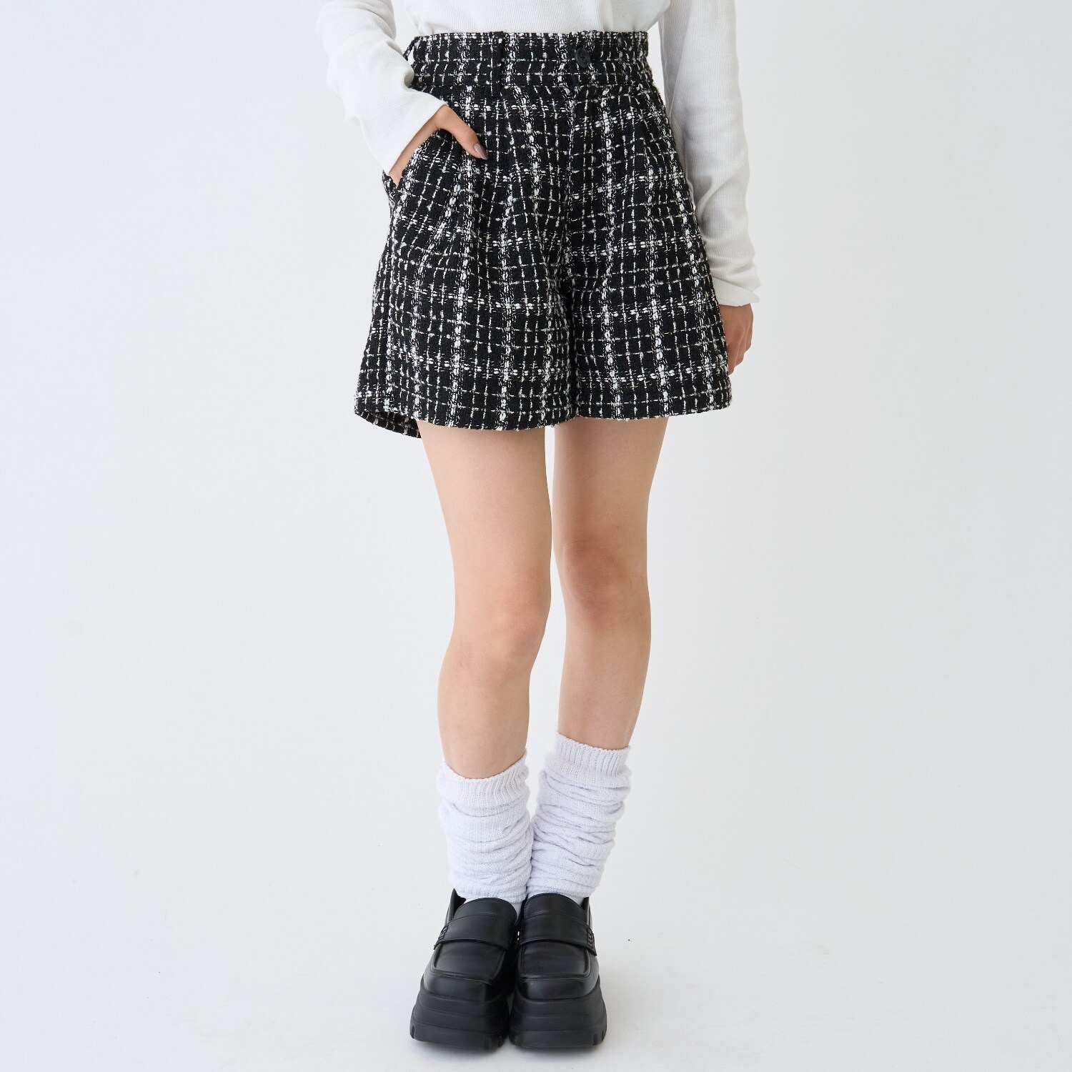 オトナ映えホリデ-ツイ-ドショ-トパンツ