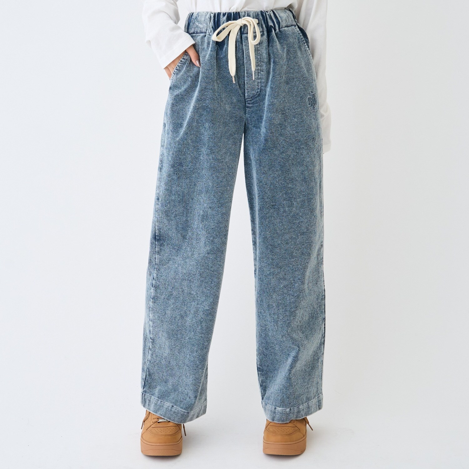 イージーコーデュロイロングパンツ