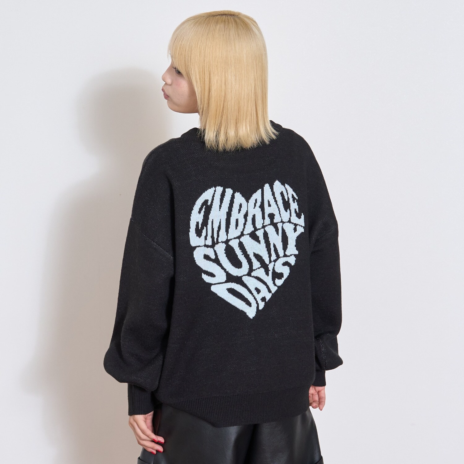 【GOODPRICE】バックハートニットプルオーバー