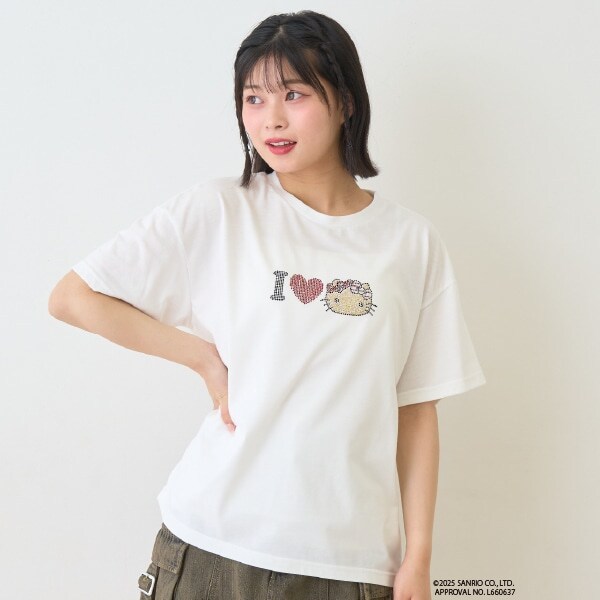 【ハローキティ】日焼け接触冷感Tシャツ