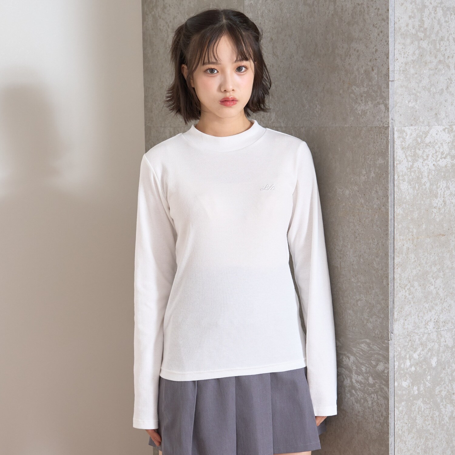 【吸湿発熱】テレコ長袖Tシャツ