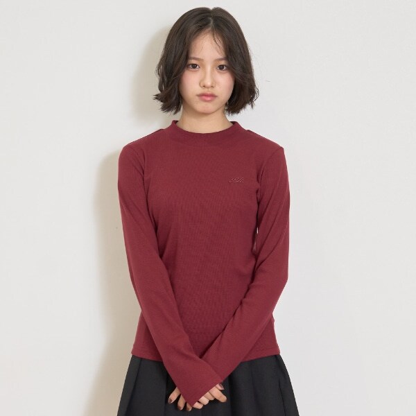 【吸湿発熱】テレコ長袖Tシャツ