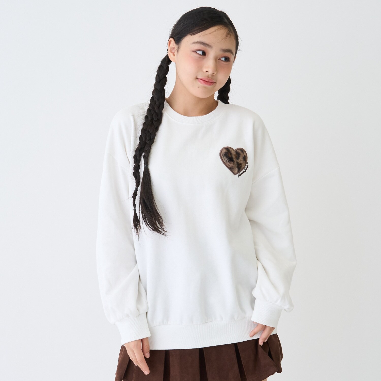 【綿100％】裏起毛アニマルルーズスウェット