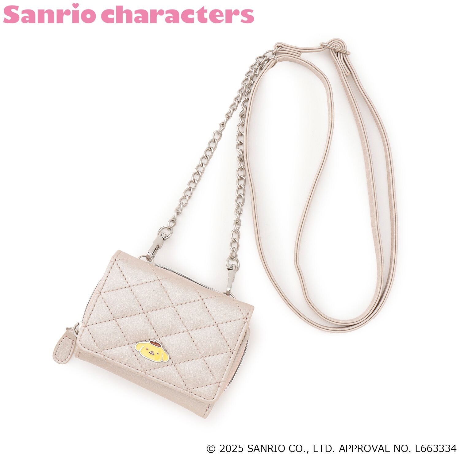 【サンリオキャラクターズ】キラキラキルティングウォレット