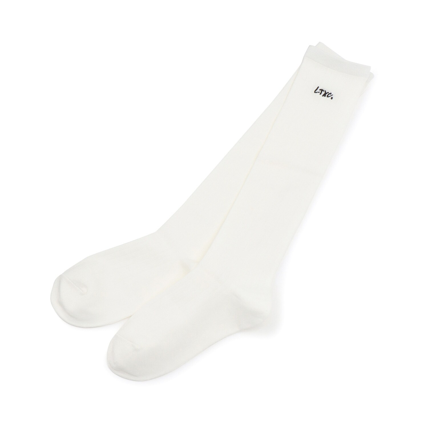 LTXC刺しゅうリブハイソックス