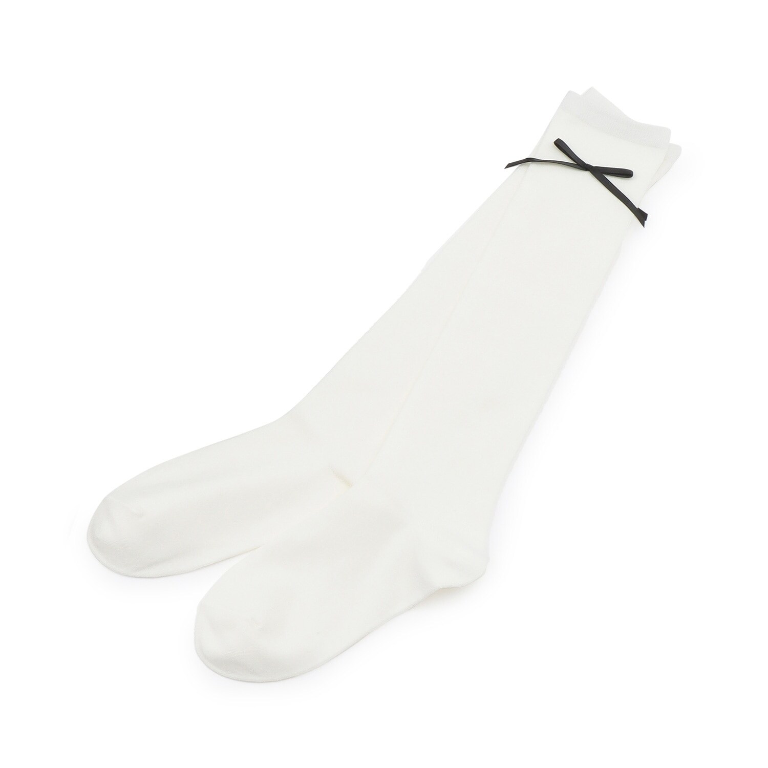 リボンハイソックス