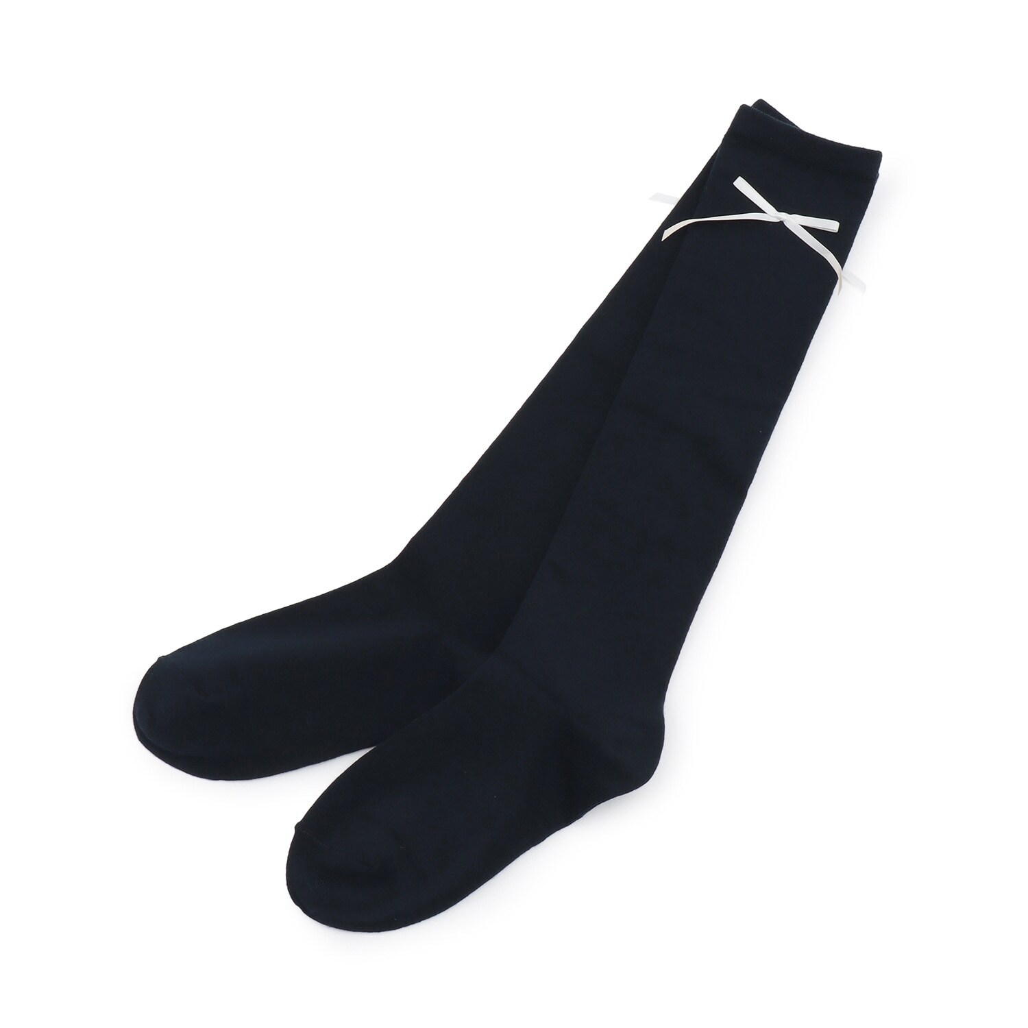 リボンハイソックス