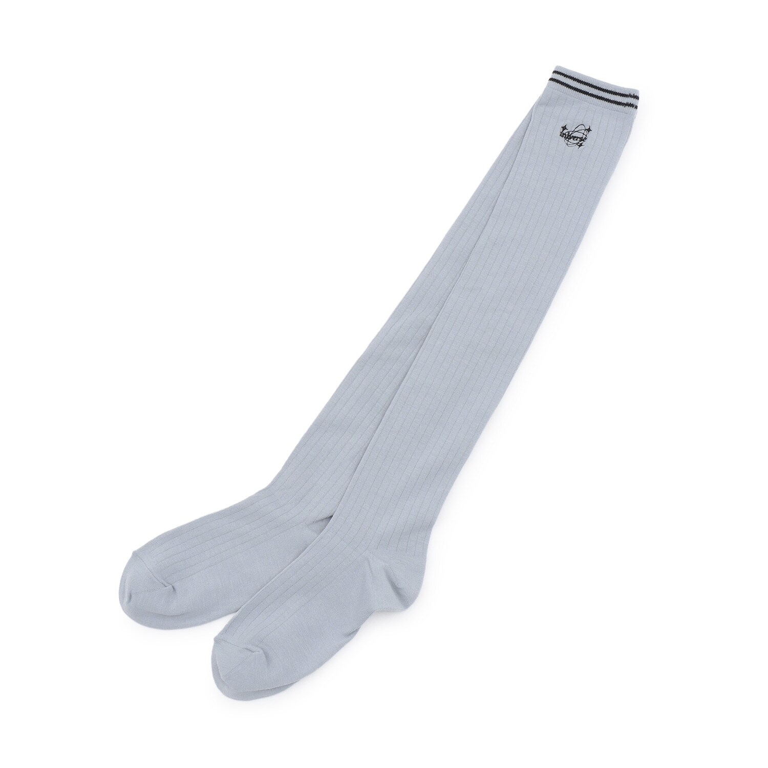 ラインリブニーハイソックス