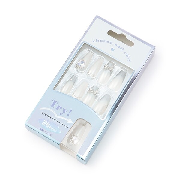 スクエアロングネイルチップ