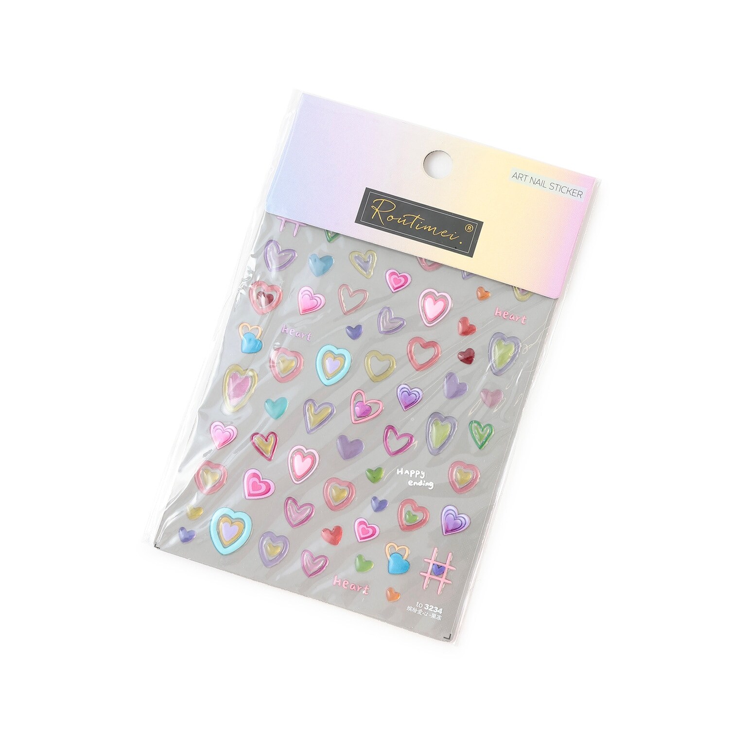 ぷっくりネイルシールパーツ