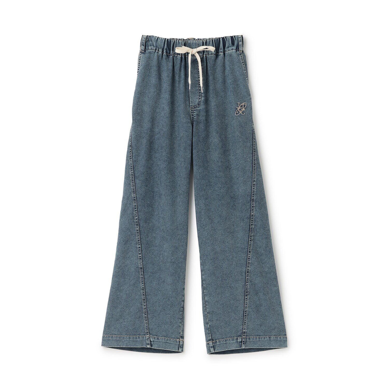 【接触冷感】サマ見えイージープルオンパンツ