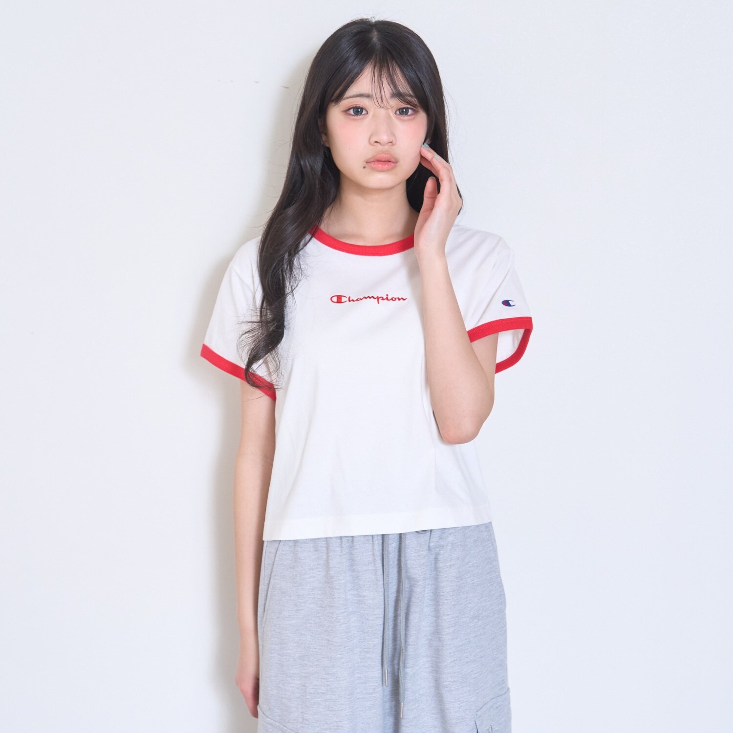 【Campion】コンパクトリンガーTシャツ