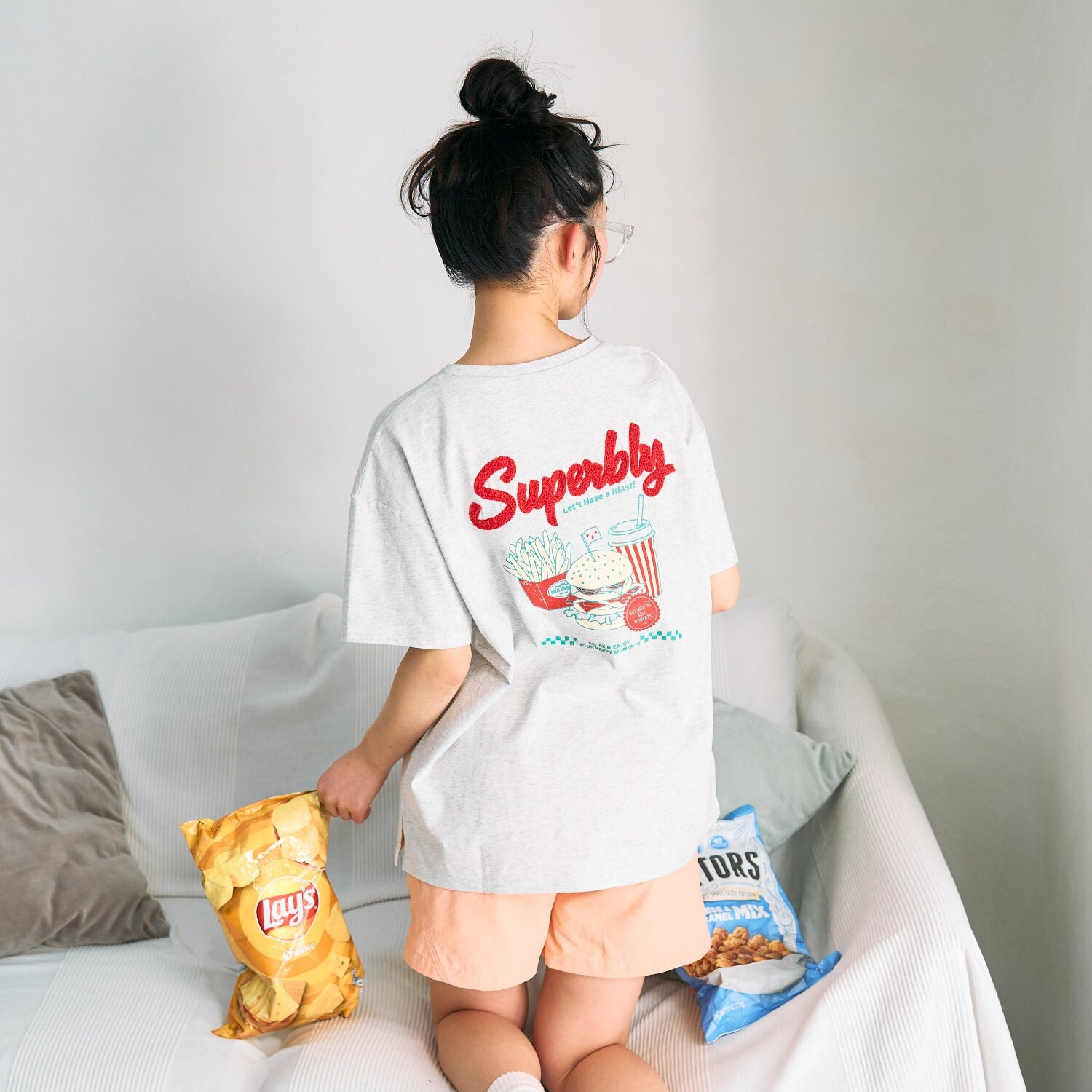 フードモチーフサガラルーズ半T