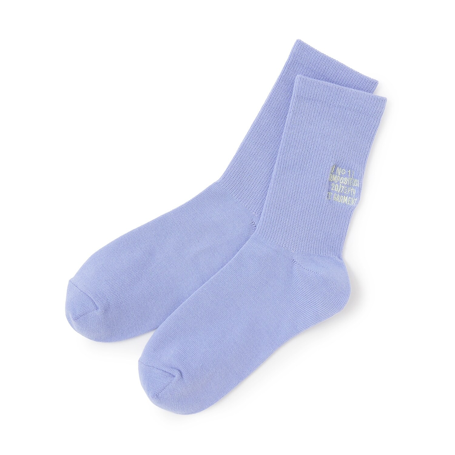 バックロゴクルーソックス