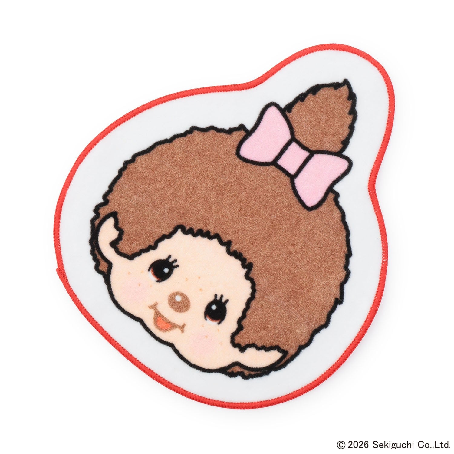 【モンチッチ】フェイスダイカットタオル