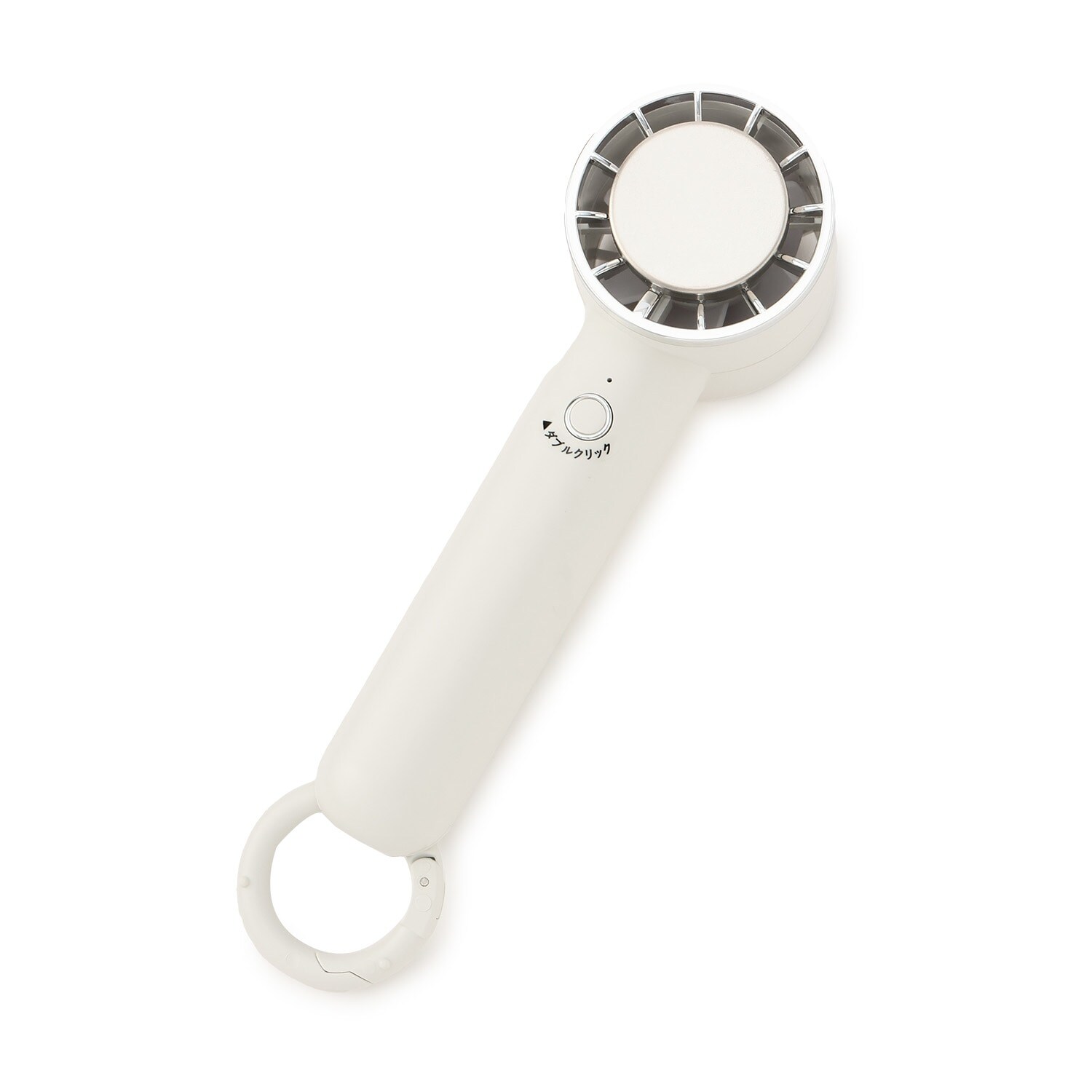 【ペルチェ冷却機能】カラビナツキハンディファン