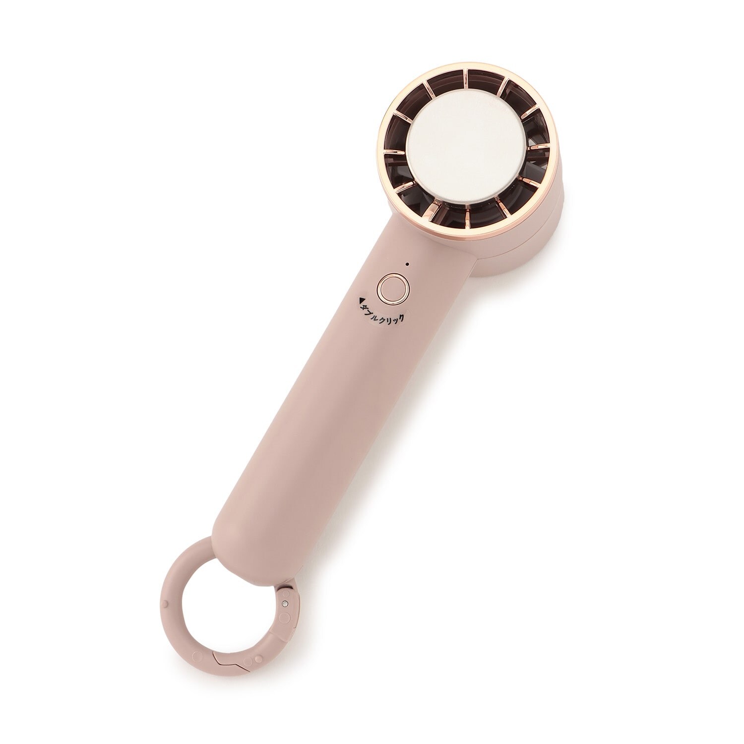 【ペルチェ冷却機能】カラビナツキハンディファン