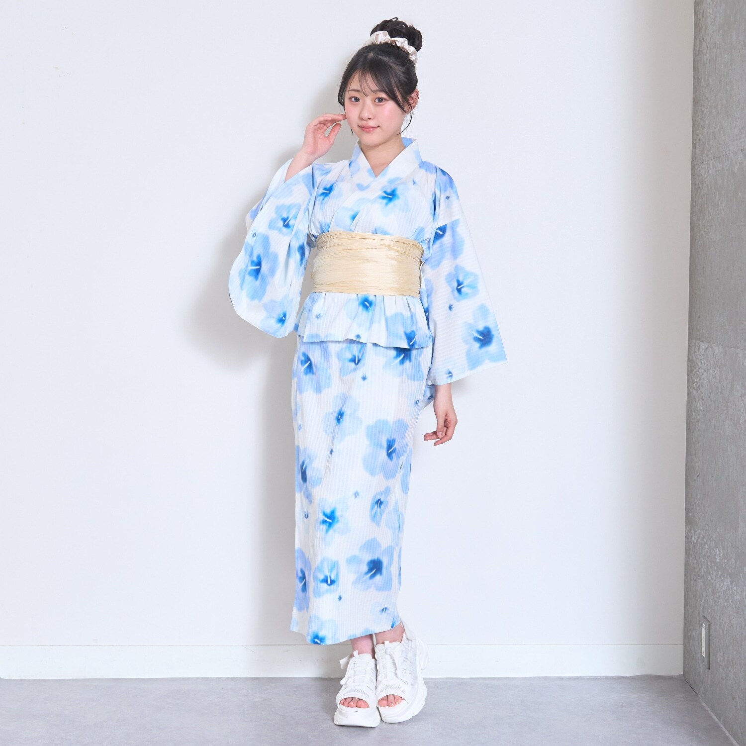 花柄セパレート浴衣