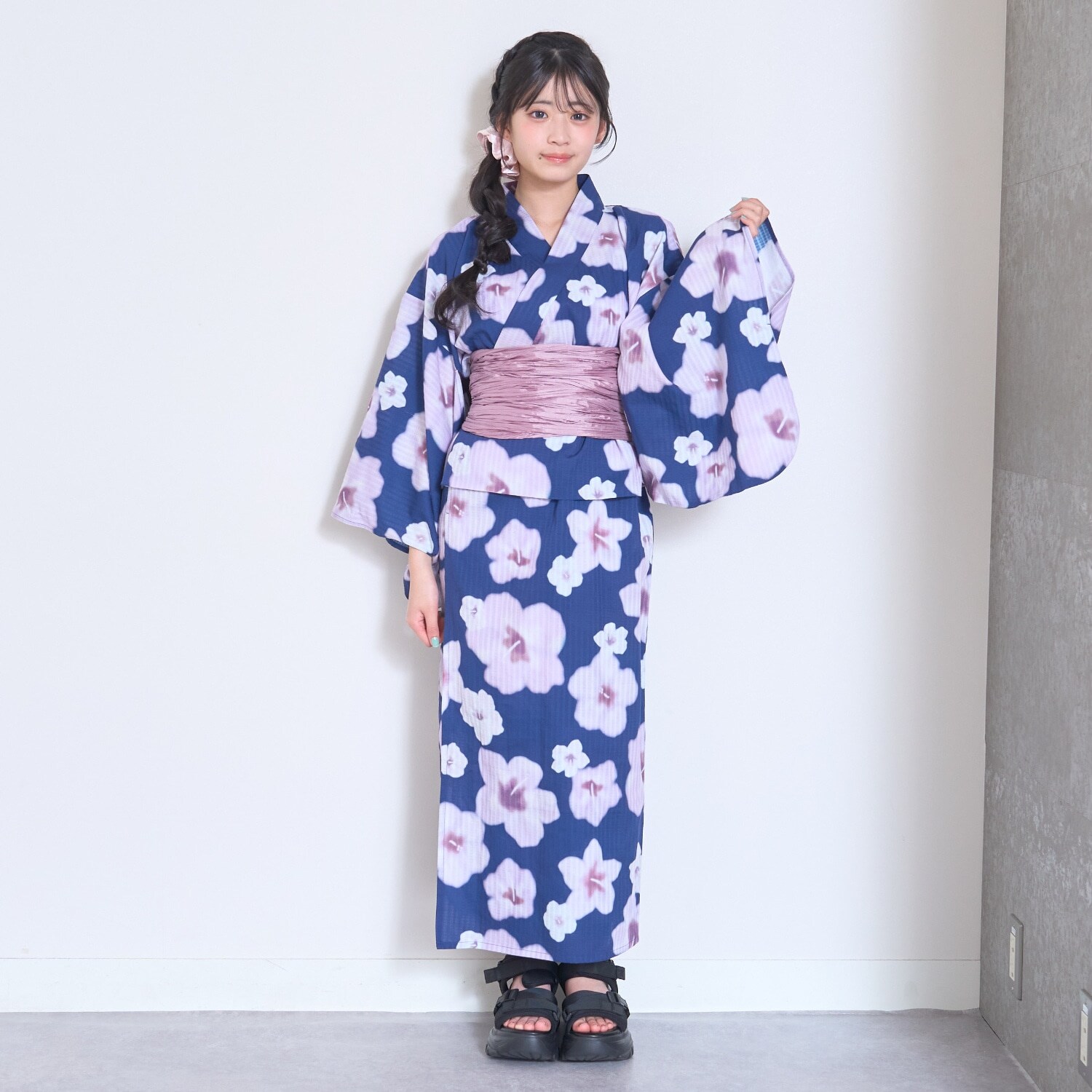 花柄セパレート浴衣