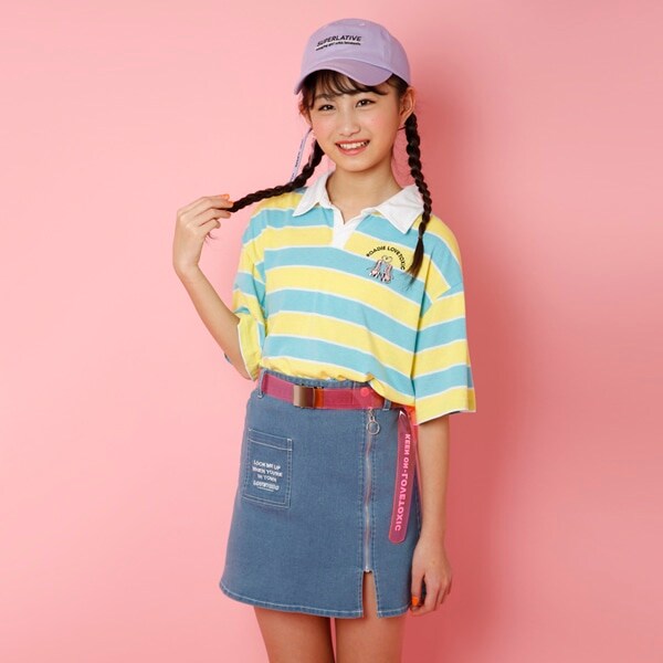 太ボーダーラガーシャツ