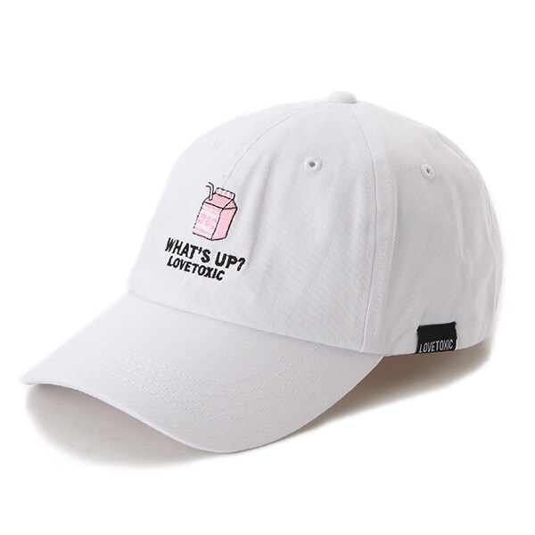 モチーフ刺しゅうキャップ