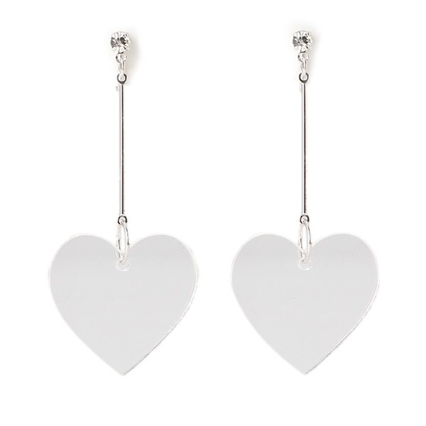 ロングハートイヤリング