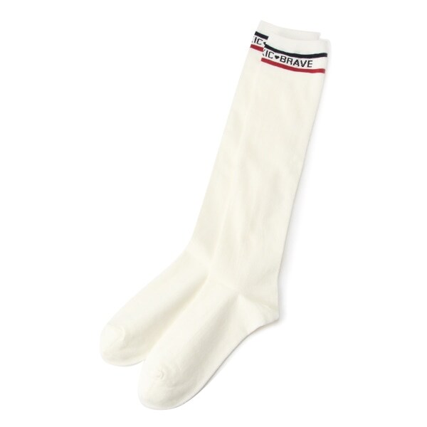 ロゴラインハイソックス