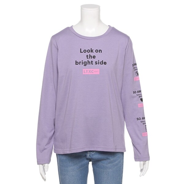 袖モチーフプリントTシャツ