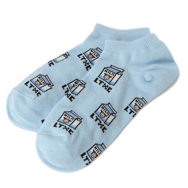 MILKパッケージ総柄スニーカーインソックス